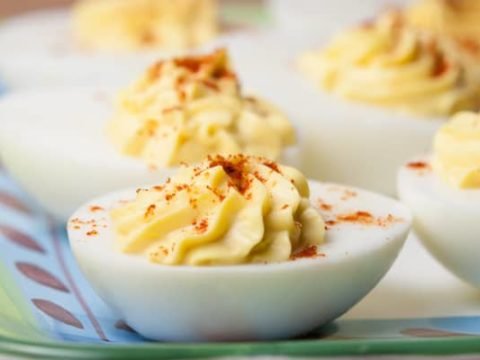 Wasabi Devilled Eggs